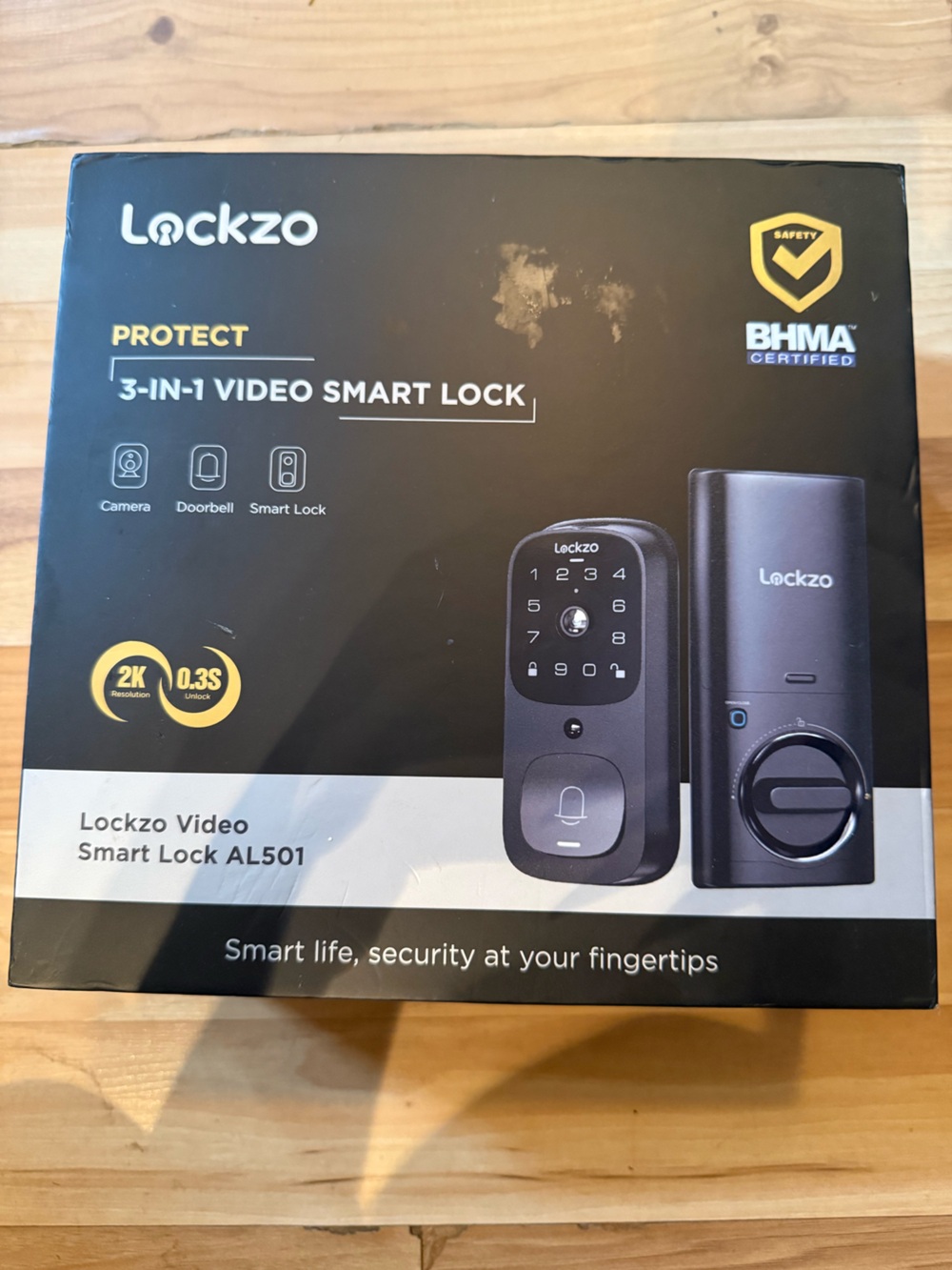 3-in-1 Video Smart Lock AL501 - Black